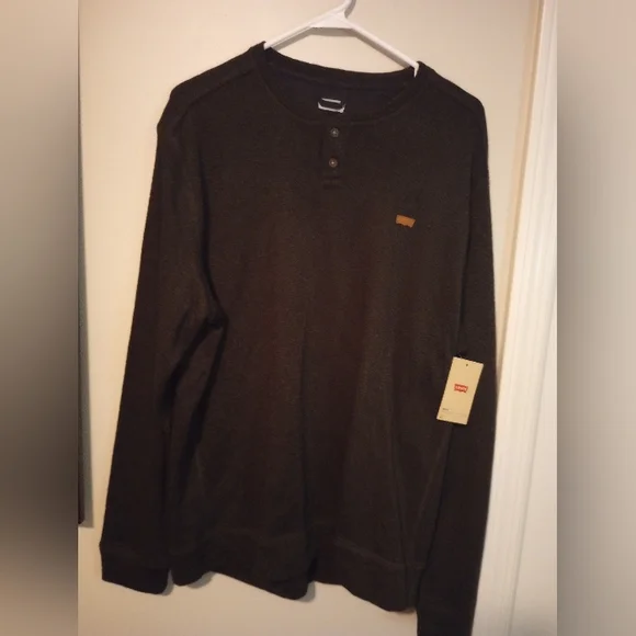 Levi's men's two button heavyweight pullover NWT - Picture 2 of 7